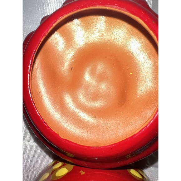 Talavera Pottery Trinket Box Dish w/ Lid Cozumel Mexican Handpainted Lot Of 2 - Picture 11 of 15